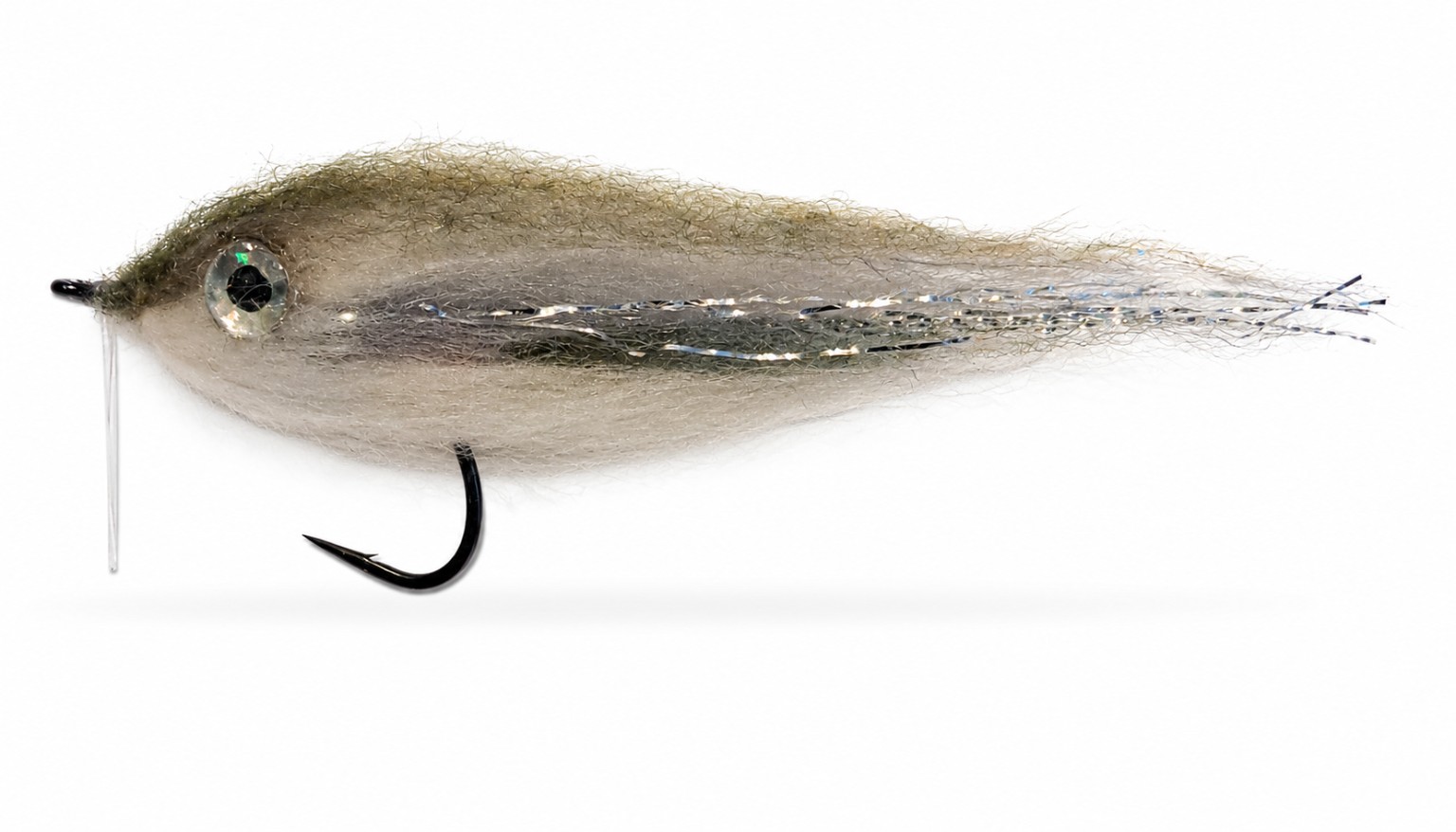 Hand-tied bass streamer
 fly